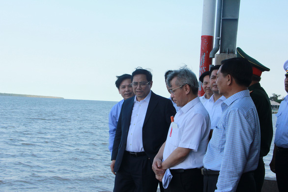 Thủ tướng Phạm Minh Chính khảo sát cảng biển quốc tế Trần Đề